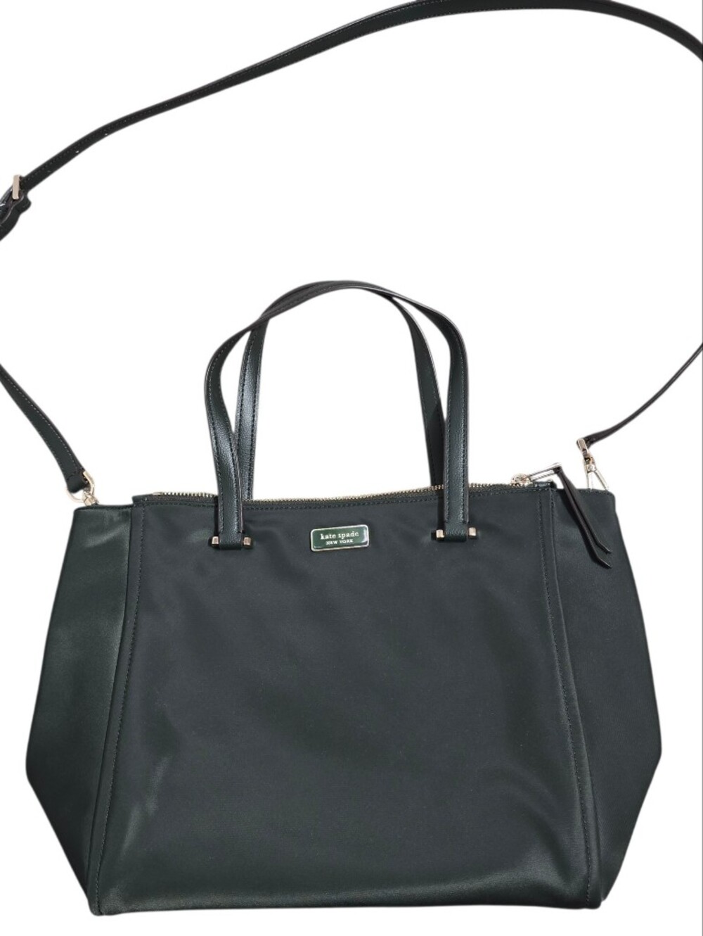 Kate Spade Dark Green Nylon tote NWOT